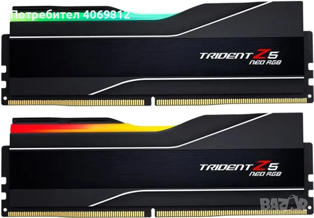 RAM памет G.SKILL Trident Z5 Neo Black 64GB(2 x 32GB) DDR5, 6000MHz, снимка 1 - RAM памет - 49601439