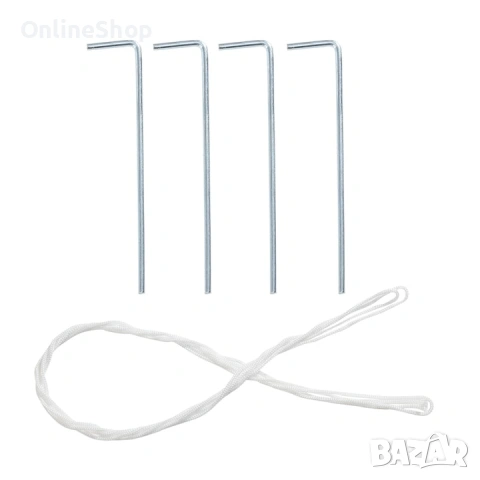 Къмпинг шатра MalTec, 3x3м, сива, стоманена конструкция, водоустойчив, снимка 15 - Градински мебели, декорация  - 54093727