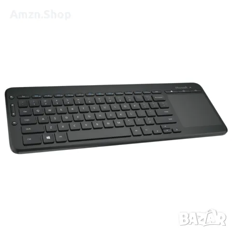 Клавиатура Microsoft All-in-One Media Keyboard , вграден тъч-пад , безжична , снимка 1 - Клавиатури и мишки - 47010395