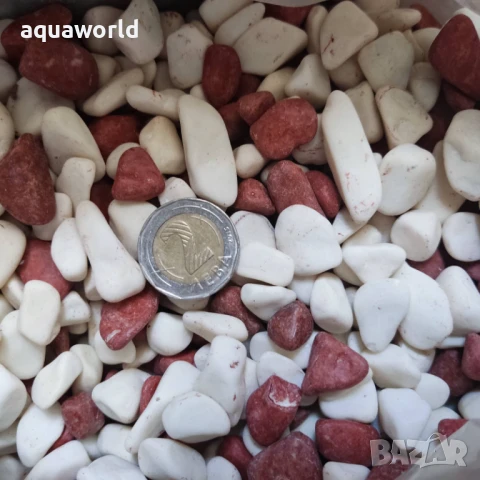 "ПРОМОЦИЯ" Грунд Бяло с кафяво 8-12 мм 