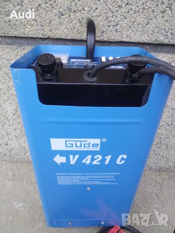 Зарядно стартерно устройство за акумолатор GUDE V 421 C 8 kW, 12 / 24 V, снимка 6 - Други инструменти - 46320245