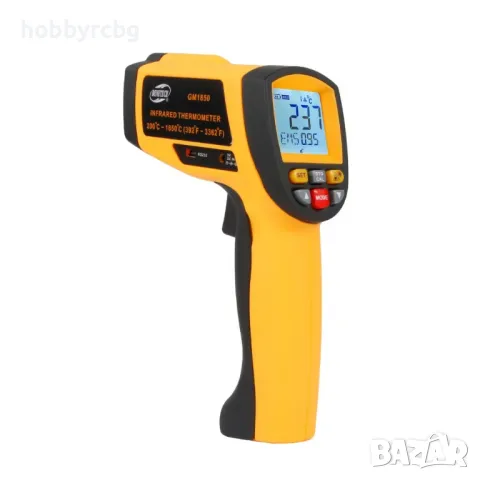 Професионален дигитален инфрачервен термометър, обхват 200°C - 1850°C, снимка 1