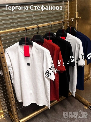 Мъжки тениски от марковата марка Hugo Boss в многоцветен дизайн