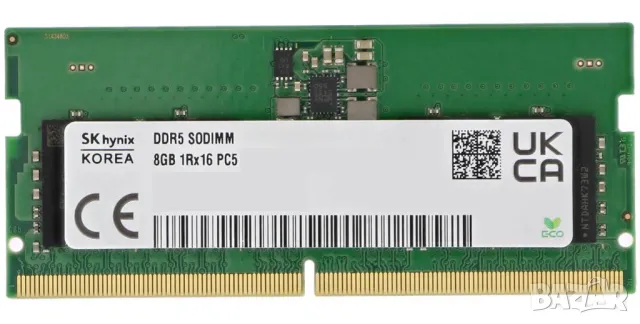 Ram памет за лаптоп 2x8Gb DDR5 4800 MT/s sodimm SK hynix, снимка 1 - Други - 48265258