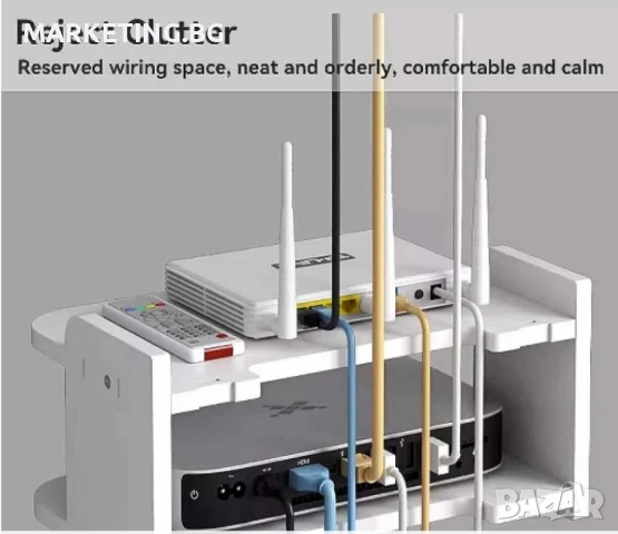 Стенна поставка, органайзер, снимка 4 - Други стоки за дома - 50580108