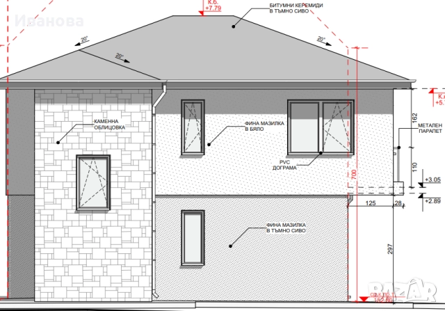 Нова двуетажна къща в бързоразвиващия се район - м-т Зеленика, Област Варна., снимка 8 - Къщи - 51623276