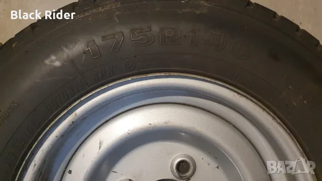 Гума с джанта за каравана или ремарке Maxxis 175 R 14, снимка 4 - Гуми и джанти - 47125786