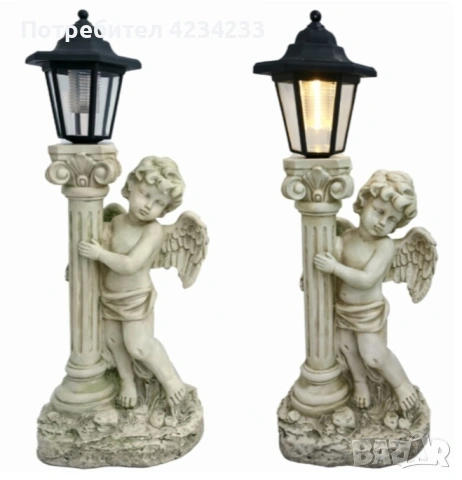 Соларна лампа ангел , снимка 4 - Соларни лампи - 53763943