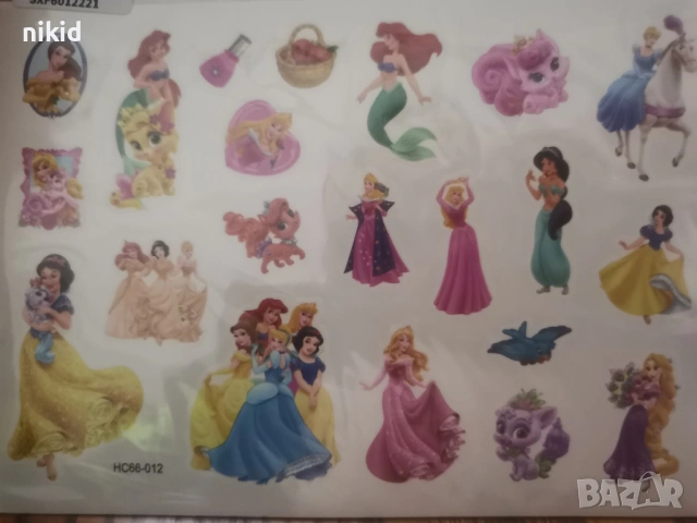 Принцеси Tattoo татос татуировка временна детска татоси татуси