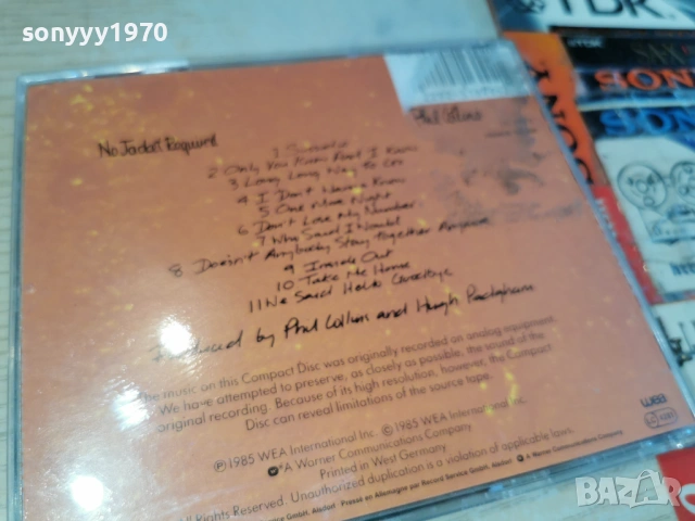 PHIL COLLINS CD-ВНОС GERMANY 0304261751H2E6R, снимка 7 - CD дискове - 54081940