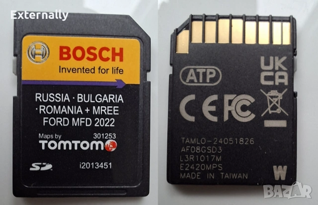 SD карта за навигация Ford Sync 1