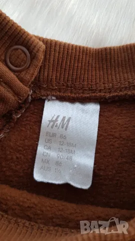 Детска блуза H&M  12-18 месеца , снимка 3 - Бебешки блузки - 47962241