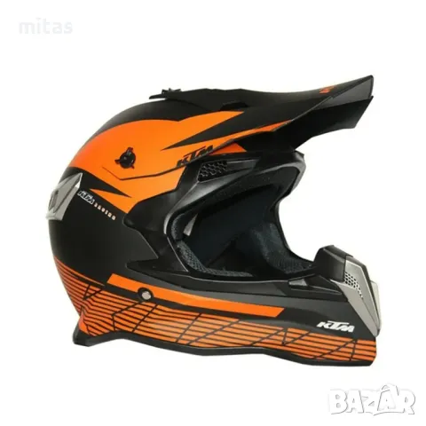 Кросова каска KTM, Full Face, DOT - Size: L - Вело, Мото, Скутер, Бъги, снимка 3 - Аксесоари за велосипеди - 47181045