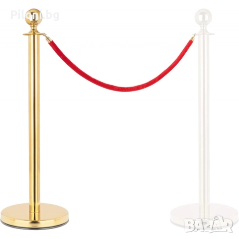 Ограничителен стопер с въже с цвят по избор, снимка 5 - Друго търговско оборудване - 52811259