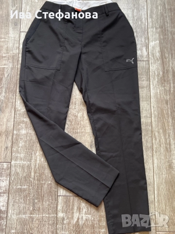 Нов оригинален спортно елегантен черен панталон Puma Пума , снимка 3 - Панталони - 51607829