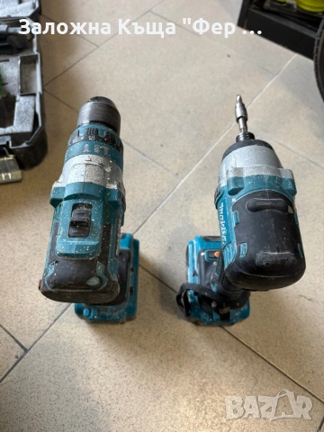 Комплект импакт и винтоверт Makita, снимка 3 - Винтоверти - 53425828