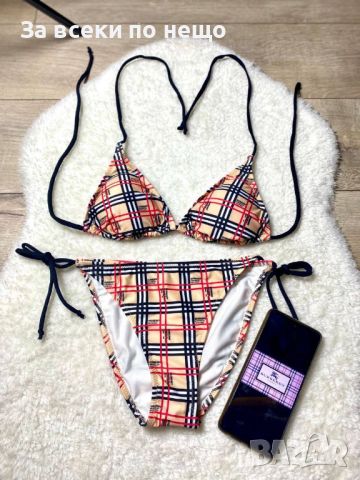 Дамски бански 2 части Louis Vuitton👙Chanel👙Fendi👙Burberry Код D206, снимка 9 - Бански костюми - 46433646