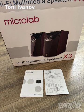 Система Microlab X3 2.0 HiFi, снимка 6 - Аудиосистеми - 52972285