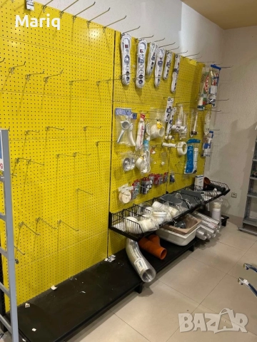 Стелажи и витрини за железария