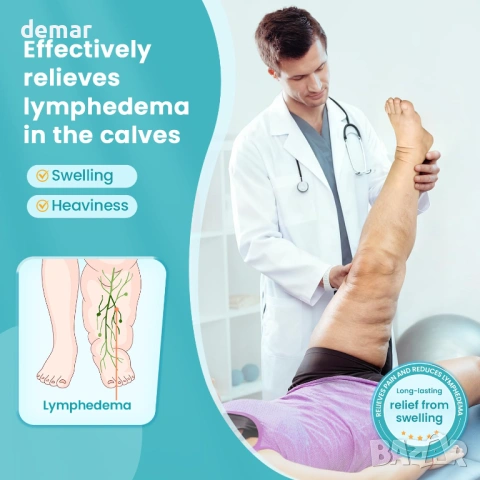 Компресионна лента Sylong® за подуване и оток на прасеца с регулируем ръкав (L), снимка 2 - Други - 53425323