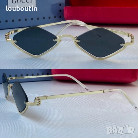 GUCCI 1:1 дамски слънчеви ромб очила 4 цвята 