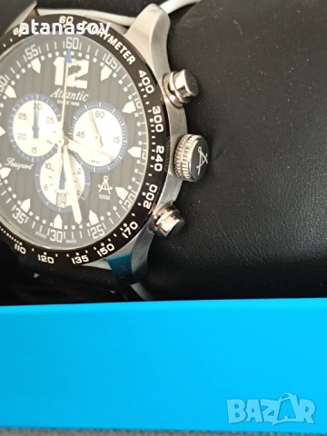 Atlantic chronograph swiss made., снимка 3 - Мъжки - 52065311