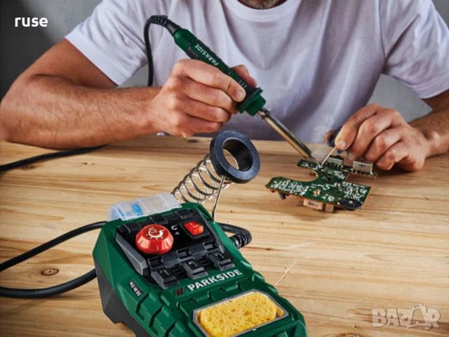 НОВИ! Станция за запояване поялник PARKSIDE® регулируема, снимка 11 - Поялници и запояване - 53935139