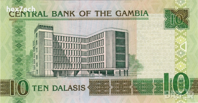❤️ ⭐ Гамбия 2006-2013 10 даласи UNC нова ⭐ ❤️, снимка 3 - Нумизматика и бонистика - 52887045