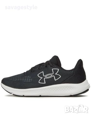 Мъжки маратонки UNDER ARMOUR Charged Pursuit 3 Big Logo Running Shoes Black/White, снимка 2 - Маратонки - 45762500