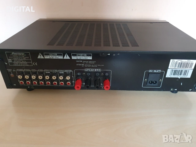 Усилвател PIONEER A-109, снимка 4 - Ресийвъри, усилватели, смесителни пултове - 53110959