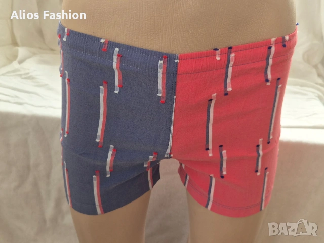 Мъжки плувни шорти – Цветни ленти, снимка 3 - Бански - 54216179