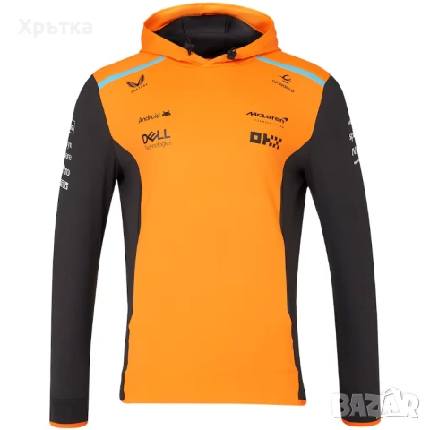 McLaren F1 Team Hooded Sweat - Оригинален мъжки суитшърт р-р L, снимка 2 - Суичъри - 53275398