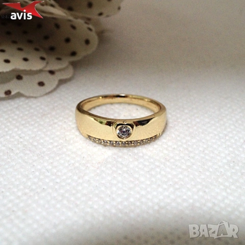 Пръстен с 14К златно покритие 224854