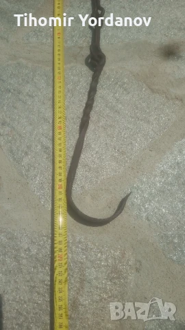 Верига за огнище от ковано желязо., снимка 17 - Антикварни и старинни предмети - 50966177