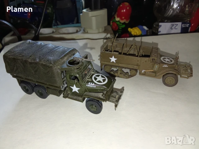 Камион Студебейкър и бронирана машина американски от Втората световна война, снимка 1