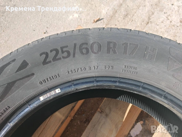 Четири летни гуми Континентал 225/60 R 17H dot 2020, снимка 4 - Гуми и джанти - 53917784