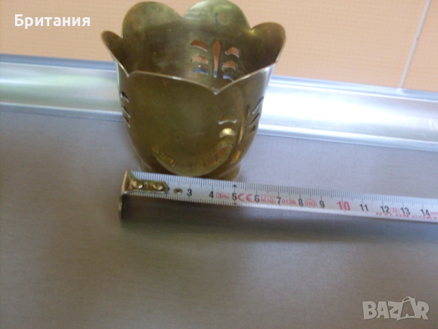 Бронзова свещник., снимка 9 - Декорация за дома - 52921211