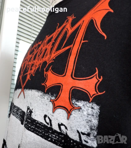 Mayhem Deathcrush T-Shirt OFFICIAL - метъл тениска размер S/M, снимка 6 - Тениски - 50837374