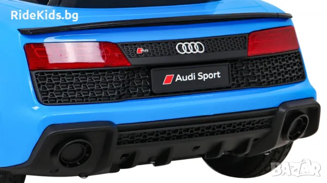 Audi R8 LIFT 12V – Детска акумулаторна кола, Синя, EVA гуми, снимка 9 - Детски велосипеди, триколки и коли - 50422151