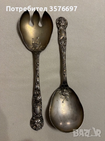 Посребрени прибори за сервиране, снимка 2 - Прибори за хранене, готвене и сервиране - 53100447