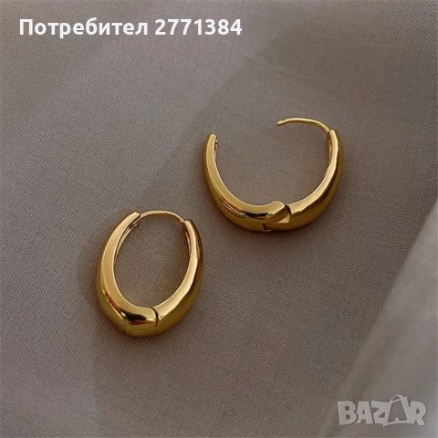 Златни дамски обеци от медицинско злато (медицинска стомана) , снимка 3 - Обеци - 46164415