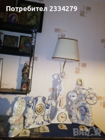 Стари настолни часовници, снимка 2 - Антикварни и старинни предмети - 52050109