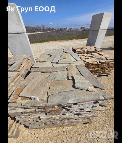 камъни гнайс тикли подова настилка декоративни обли градинско обзавеждане оформен глиц, снимка 11 - Облицовки - 53852346