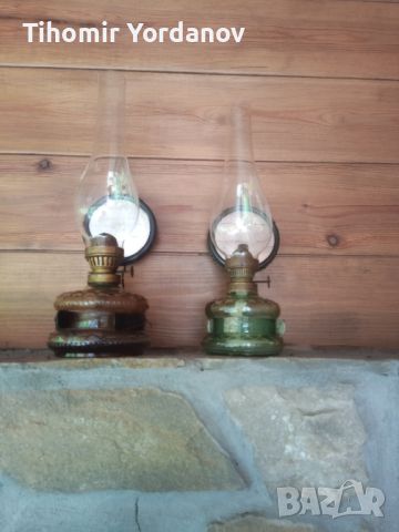 Газена лампа -2 броя., снимка 2 - Антикварни и старинни предмети - 45812210