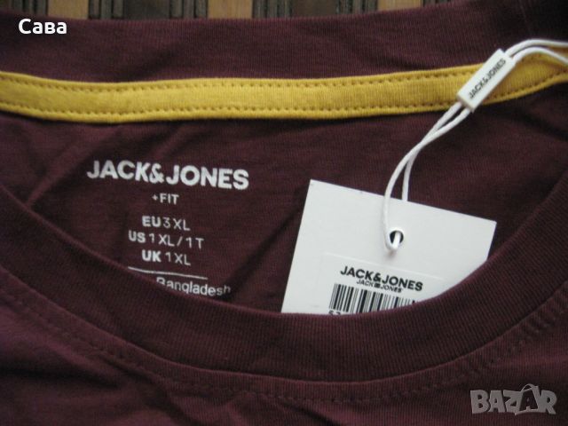 Тениски JACK&JONES  мъжки,2-3ХЛ, снимка 4 - Тениски - 46263967