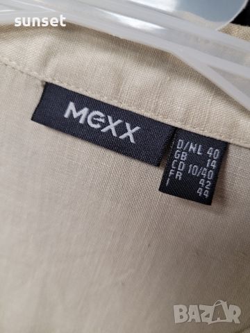 Mexx ЛЕНЕНА бежева риза- 40 размер, снимка 5 - Ризи - 45650223