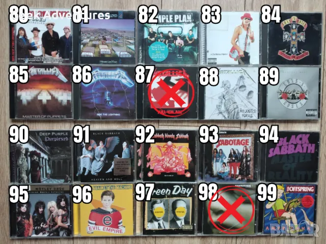 Rock/Punk Metal Music Albums CDs Оригинални Рок Пънк Музикални Дискове, снимка 6 - CD дискове - 46680866