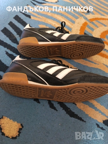 Продавам много запазени оригинални кожени маратонки Адидас Кайзер 5, номер 42 ,2/3, снимка 4 - Маратонки - 52918737