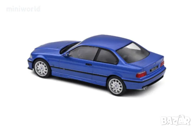 BMW M3 Coupe E36 1999 - мащаб 1:43 на Solido моделът е нов в PVC дисплей-кейс, снимка 16 - Колекции - 43177873