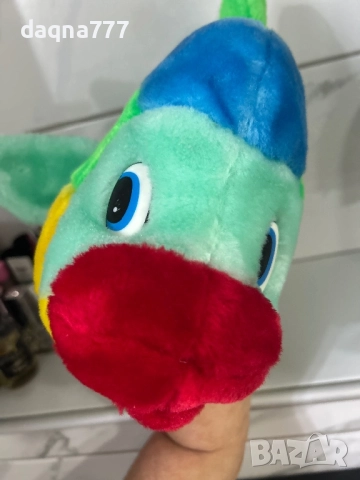 Рибата- дъга красива плюшена, снимка 7 - Плюшени играчки - 52256589